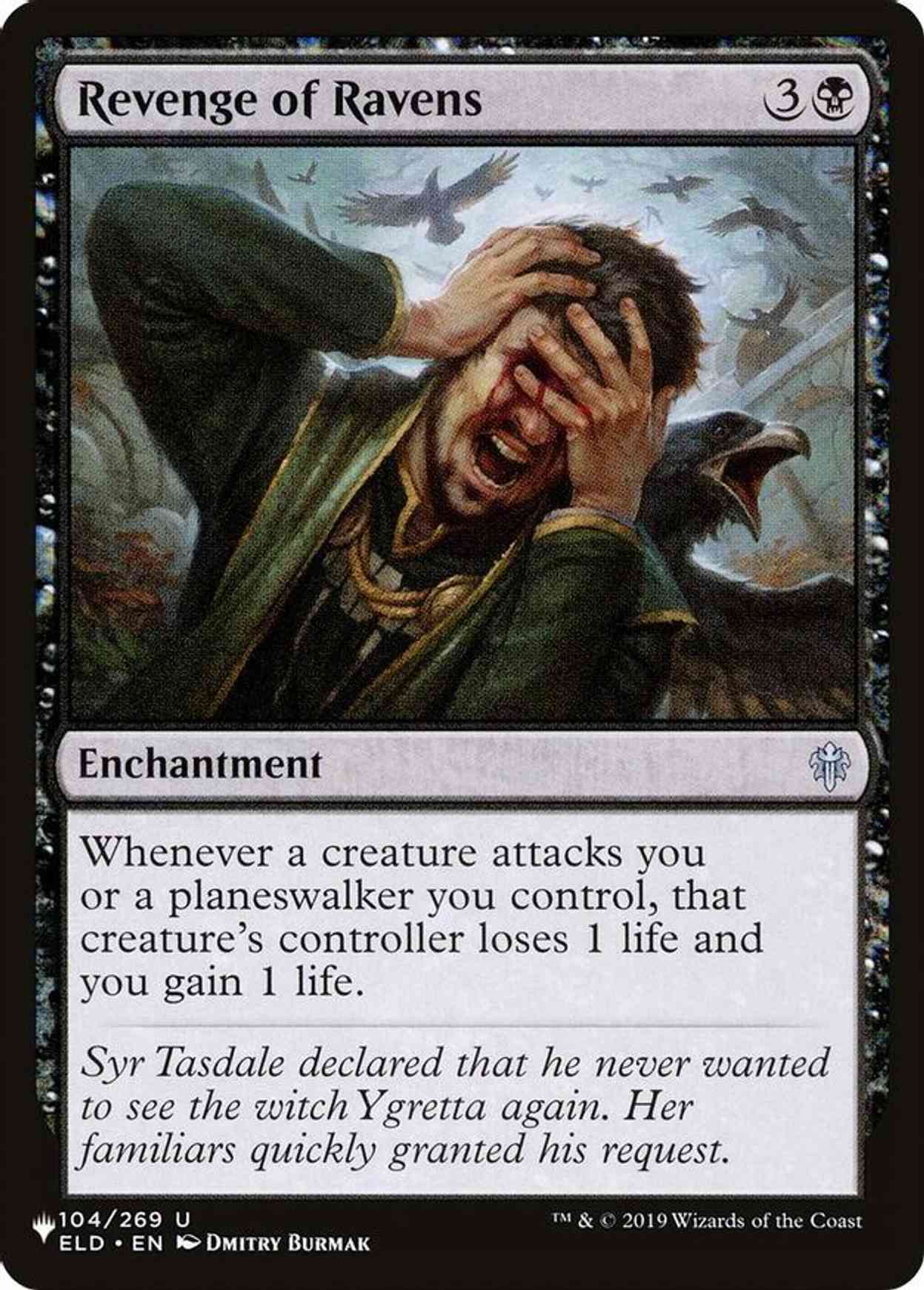 Revenge of Ravens magic card front