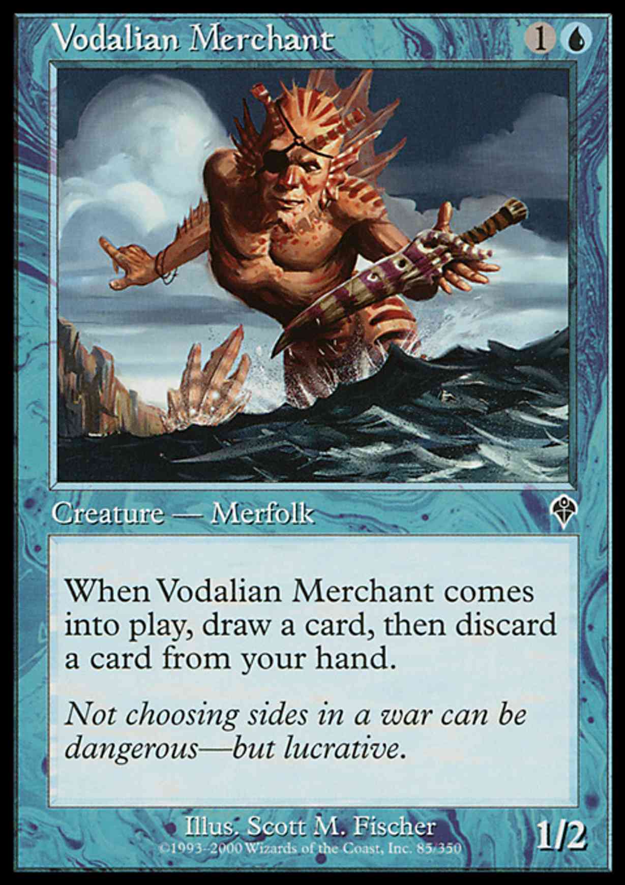 Vodalian Merchant magic card front