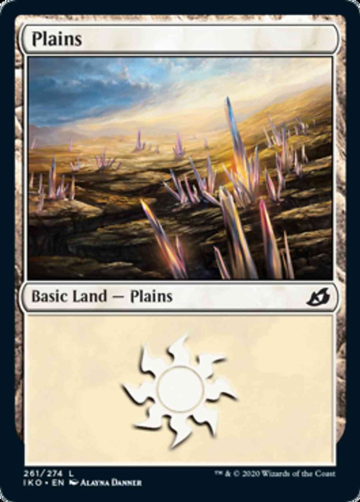 Plains (261) magic card front