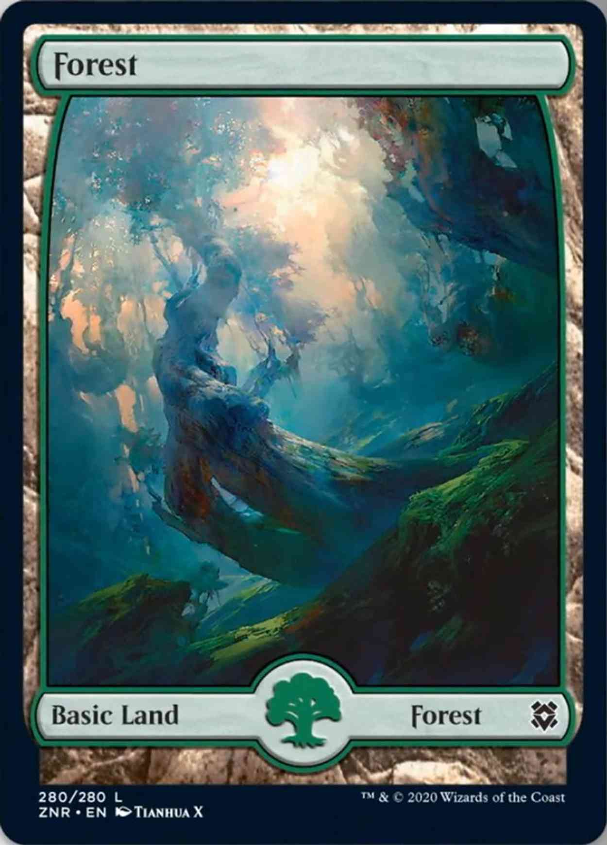 Forest (280) - Full Art magic card front