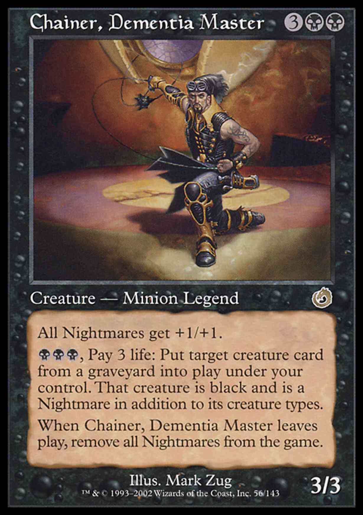 Chainer, Dementia Master magic card front