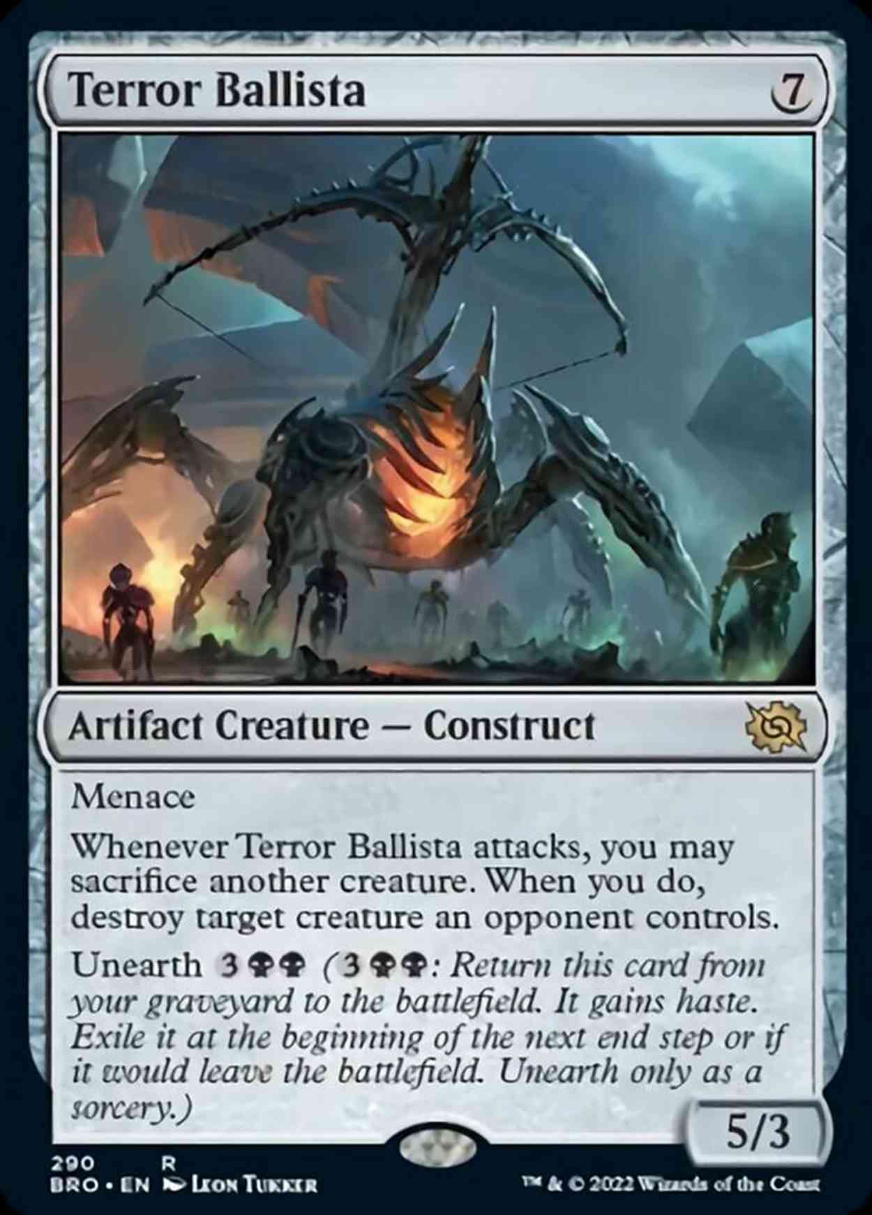 Terror Ballista magic card front