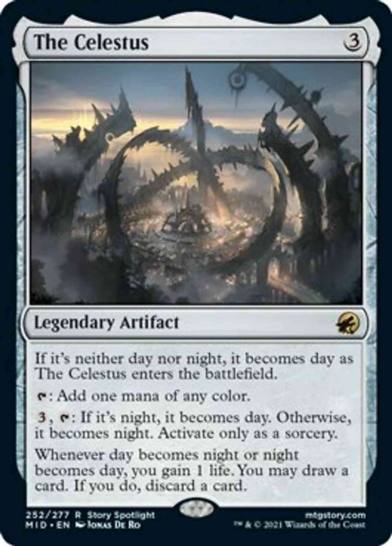 The Celestus magic card front