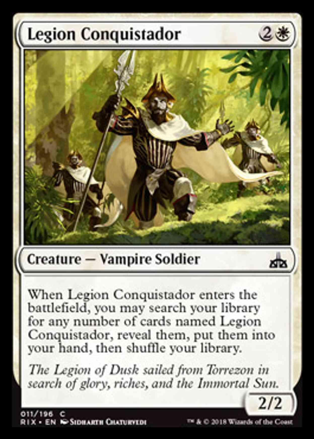 Legion Conquistador magic card front