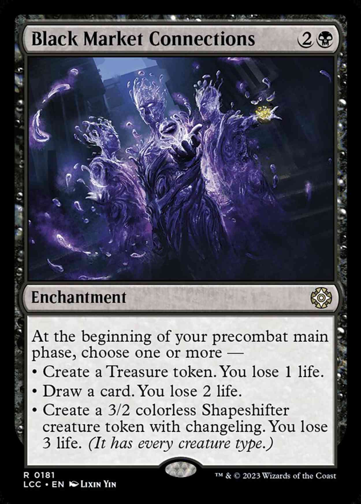 Black Market Connections magic card front