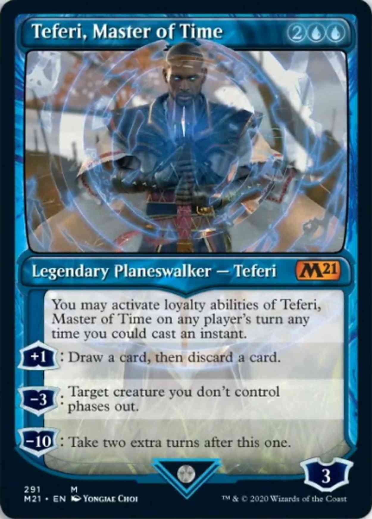 Teferi, Master of Time (Showcase) (291) magic card front