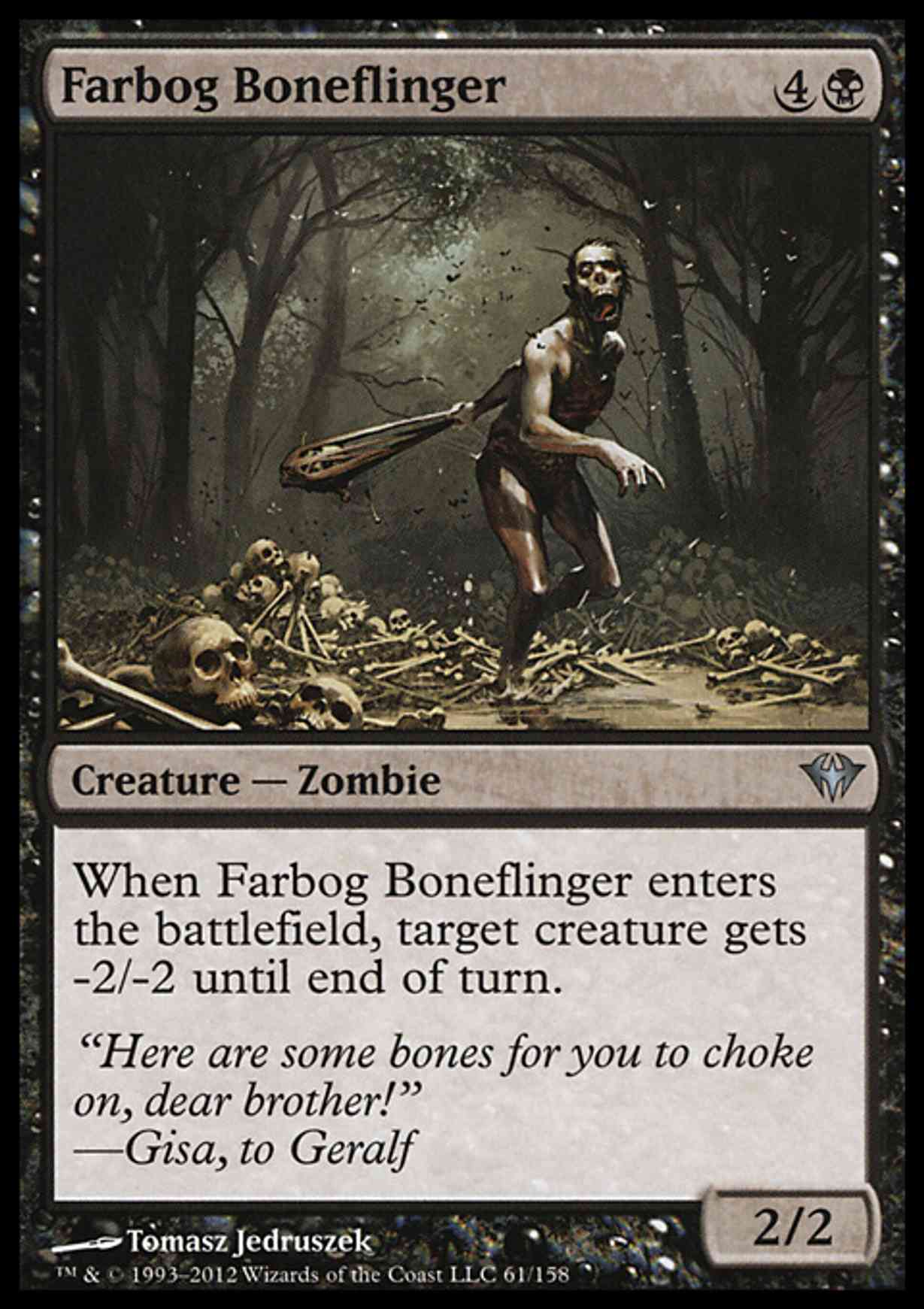 Farbog Boneflinger magic card front