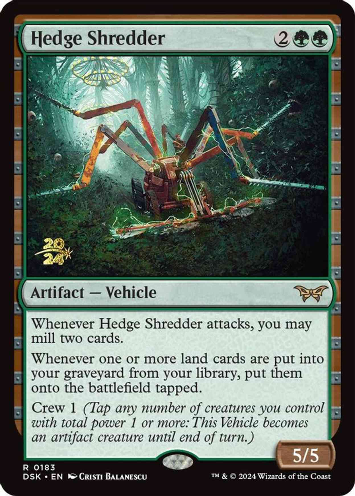 Hedge Shredder magic card front