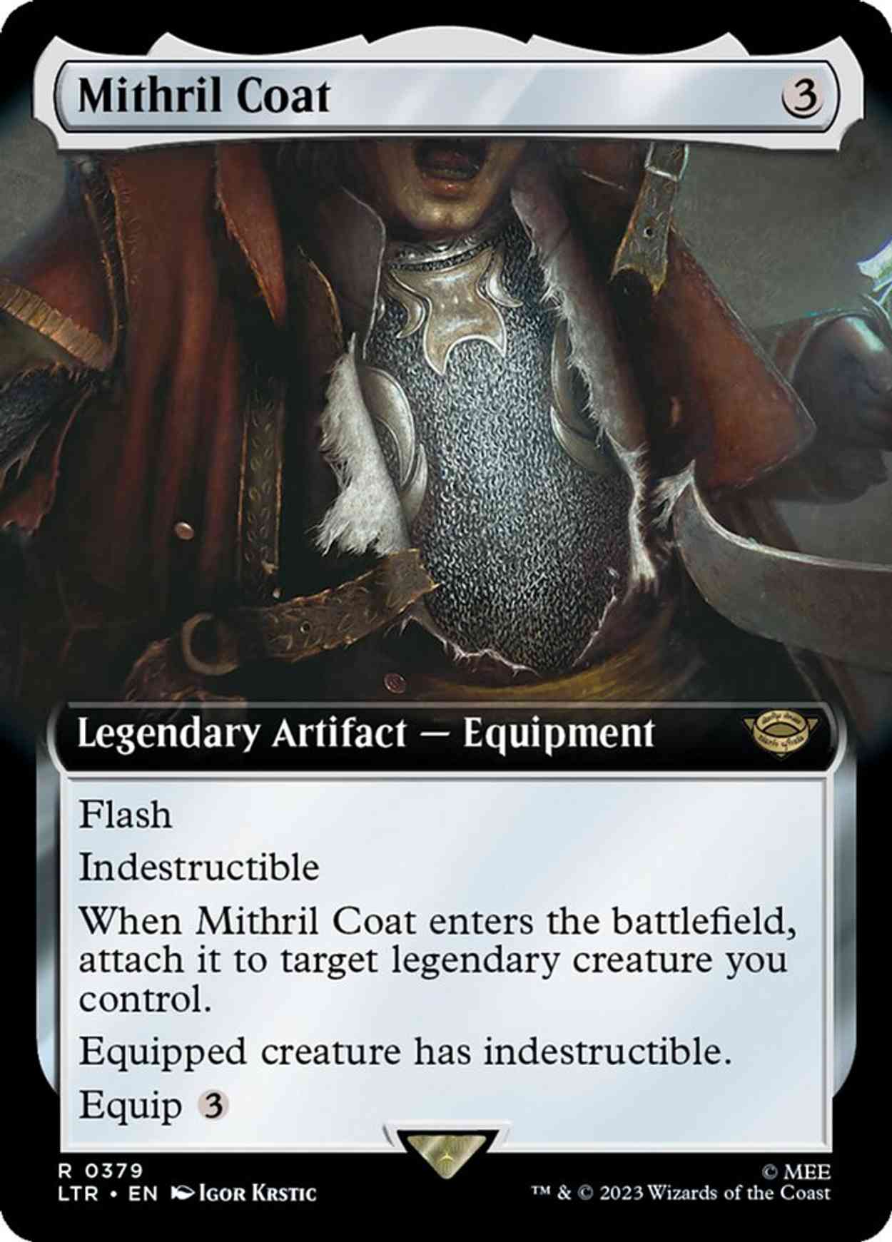 Mithril Coat (Extended Art) magic card front