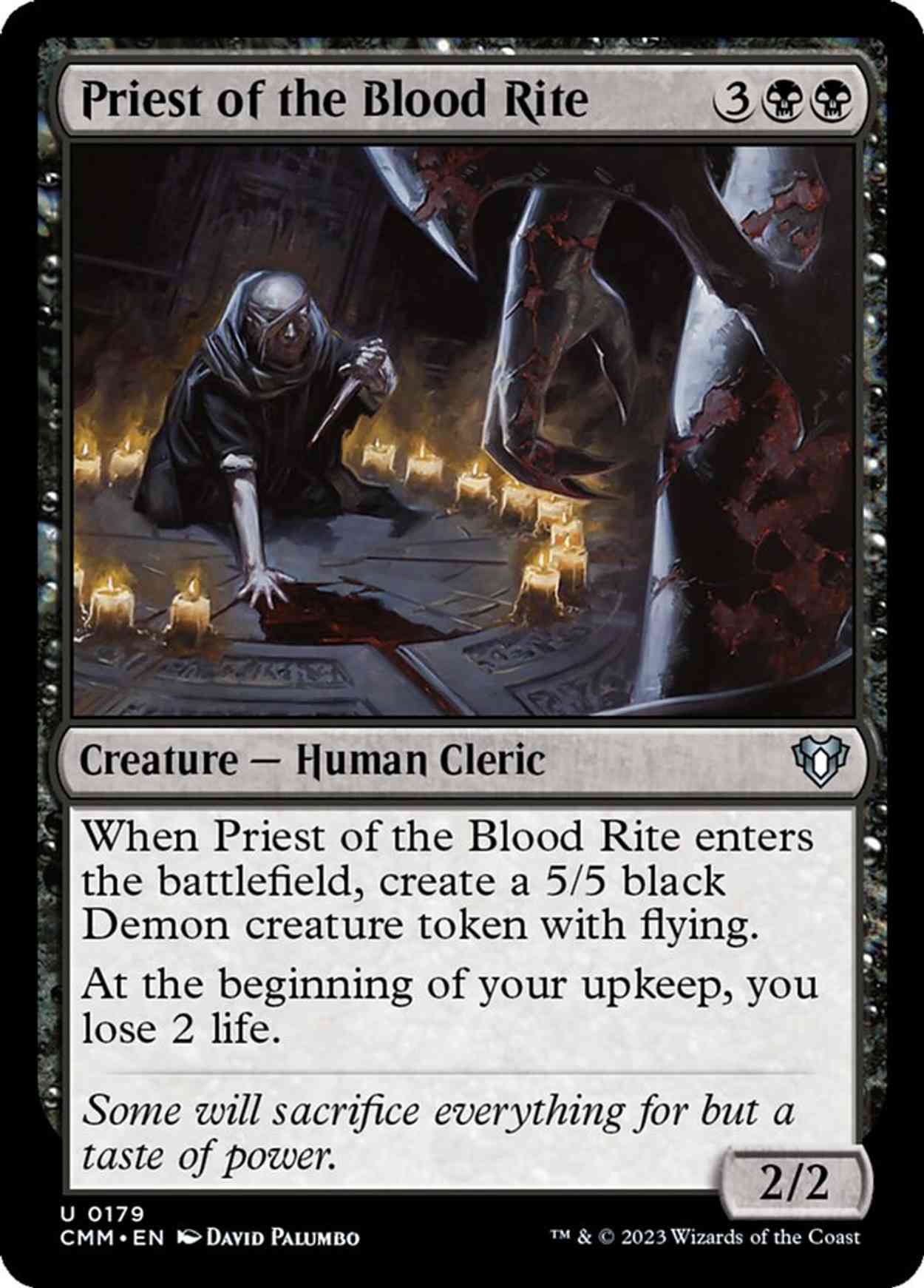 Priest of the Blood Rite magic card front