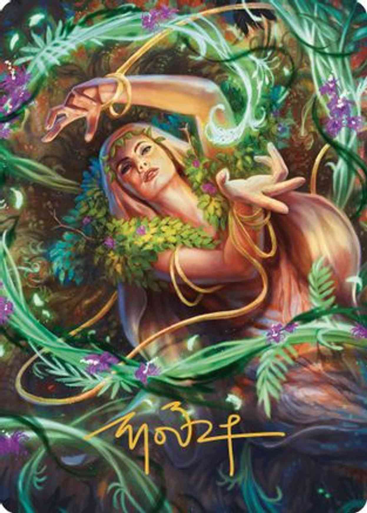 Insidious Roots Art Card (Gold-Stamped Signature) Price from mtg ...