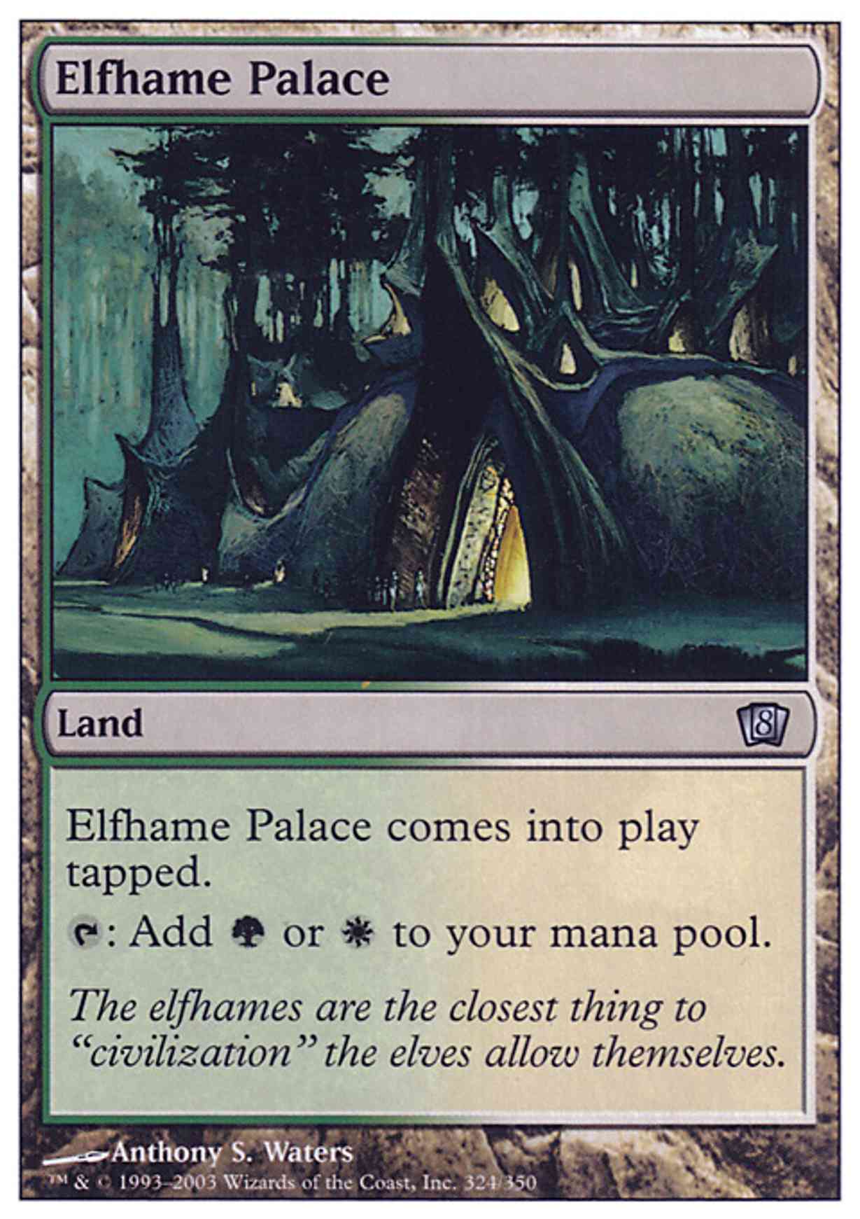 Elfhame Palace magic card front