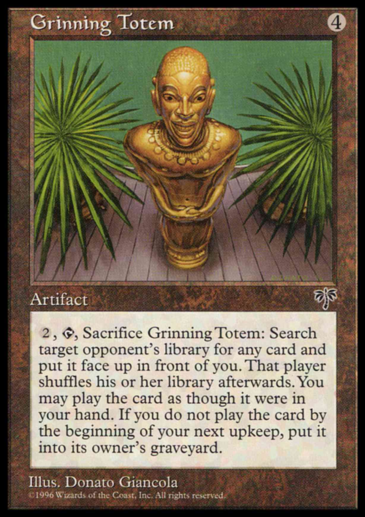 Grinning Totem magic card front