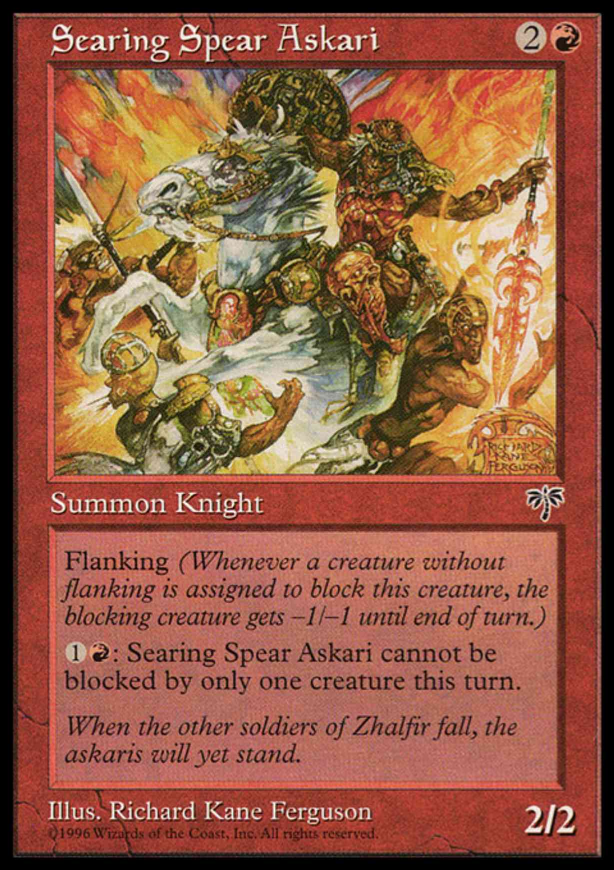 Searing Spear Askari magic card front