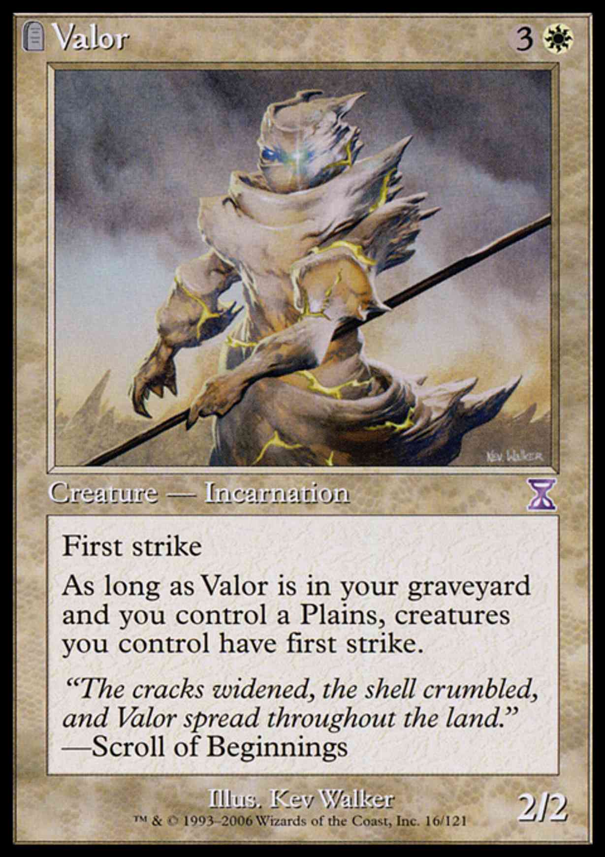 Valor magic card front