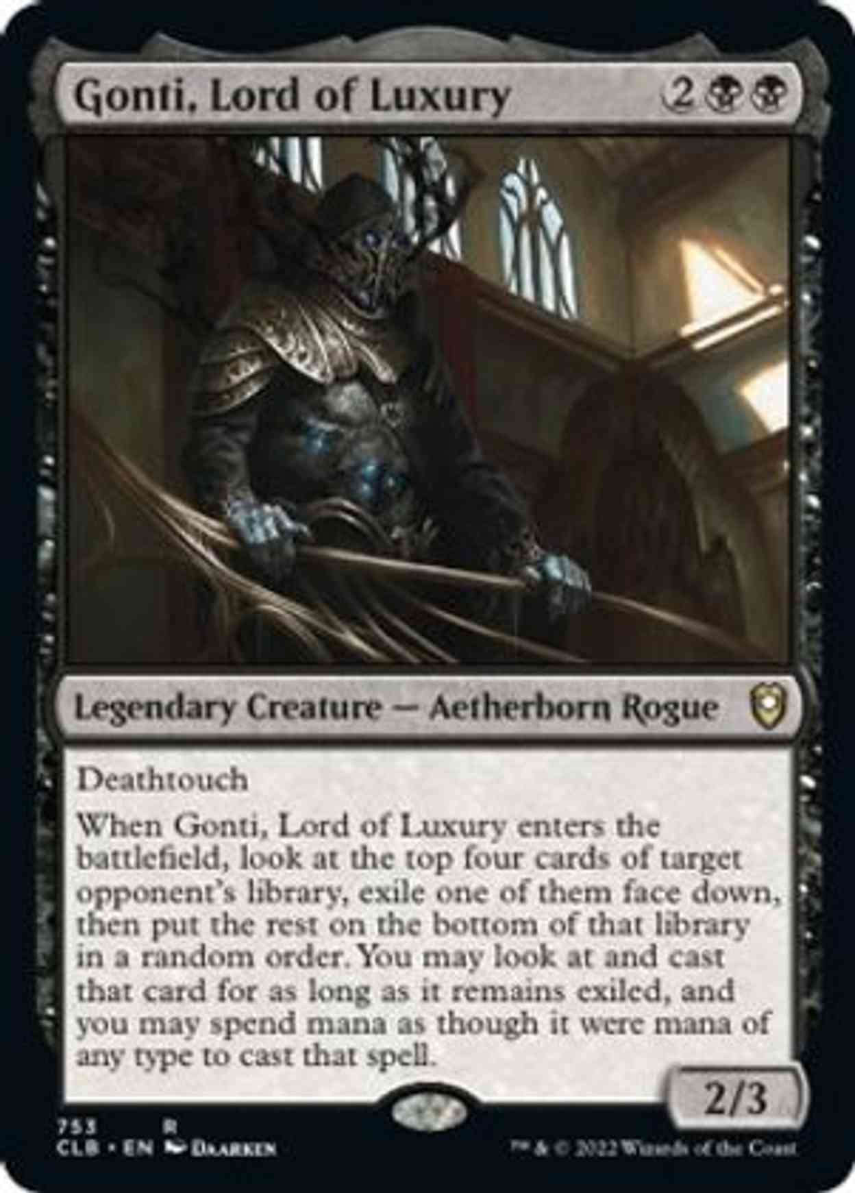 Gonti, Lord of Luxury magic card front
