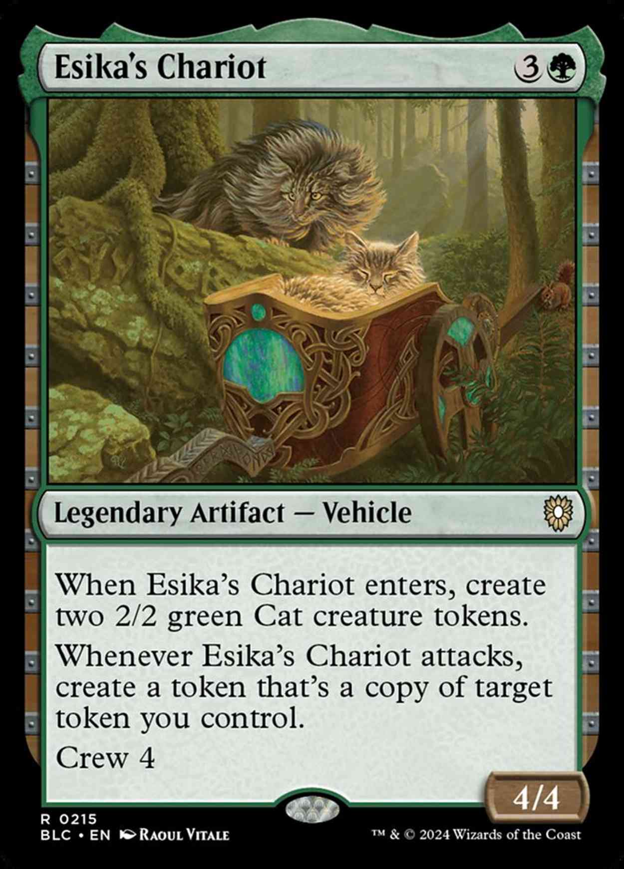 Esika's Chariot magic card front