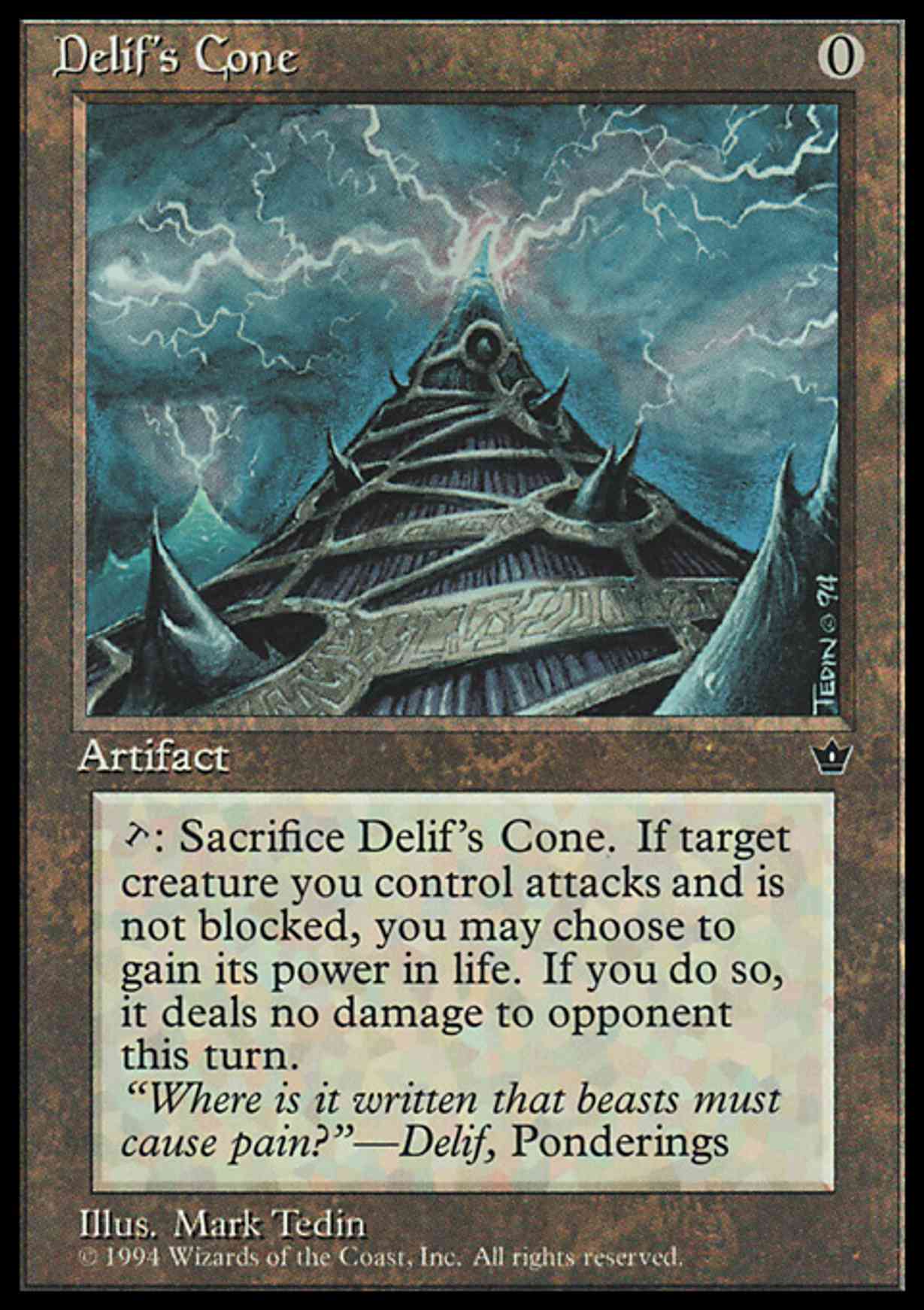 Delif's Cone magic card front