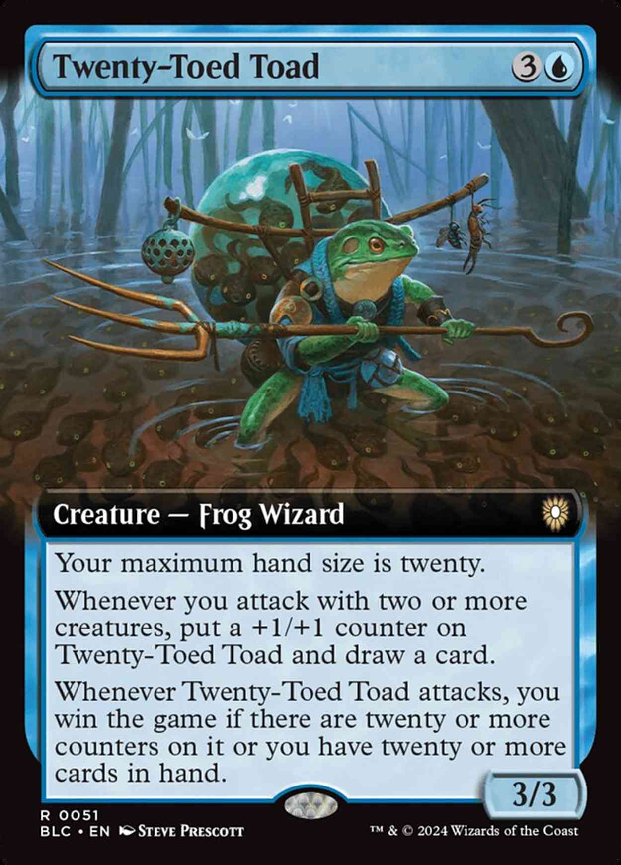 Twenty-Toed Toad magic card front