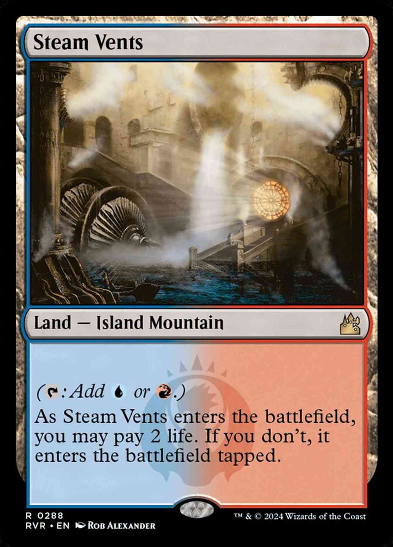 Steam Vents magic card front
