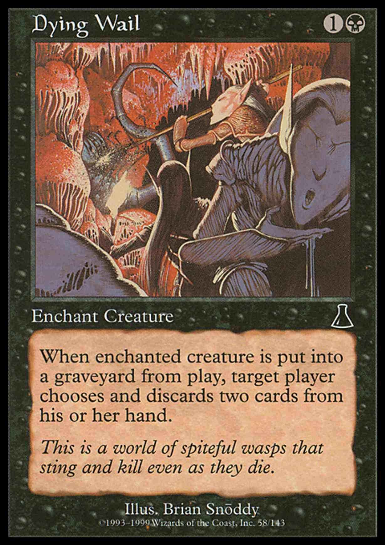 Dying Wail magic card front