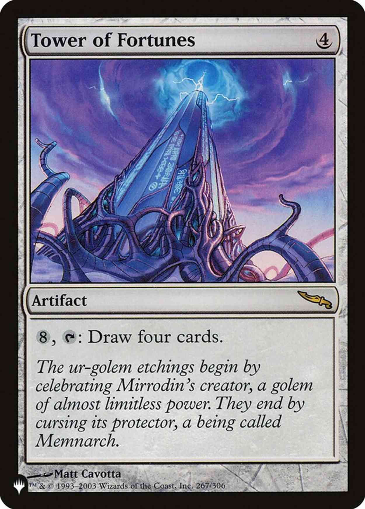 Tower of Fortunes magic card front