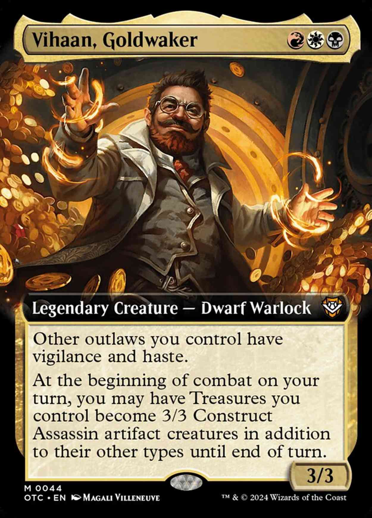 Vihaan, Goldwaker (Extended Art) magic card front