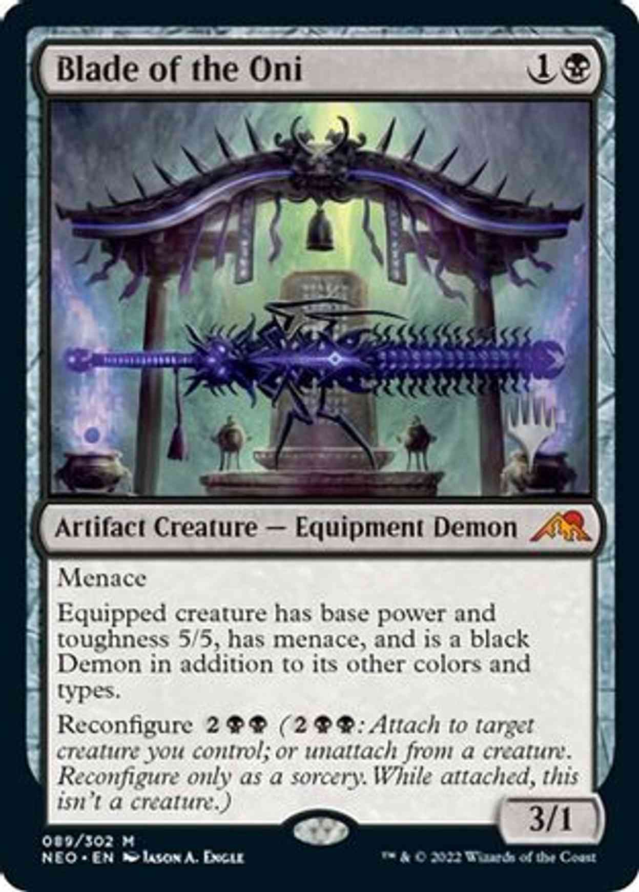 Blade of the Oni magic card front