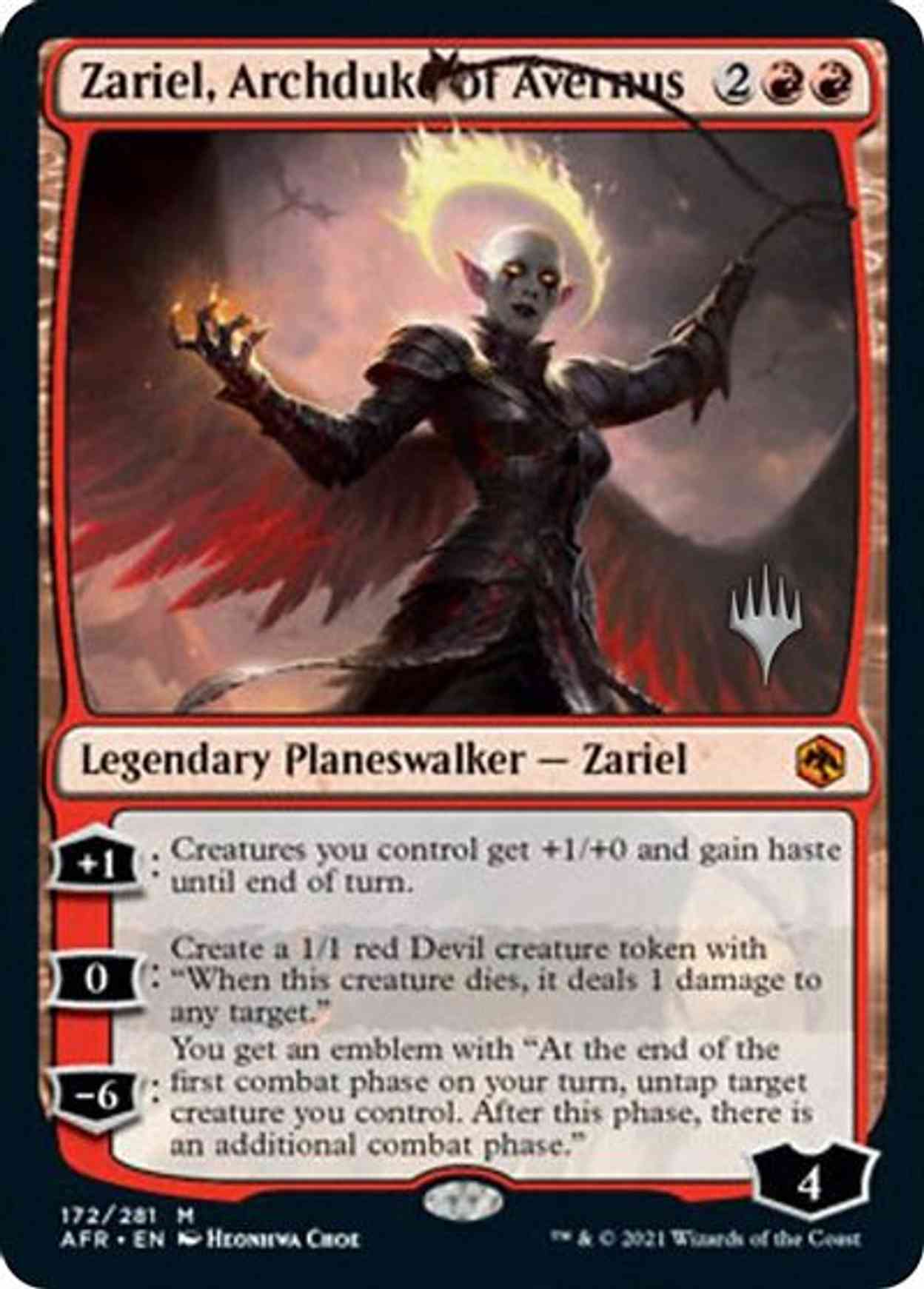 Zariel, Archduke of Avernus magic card front