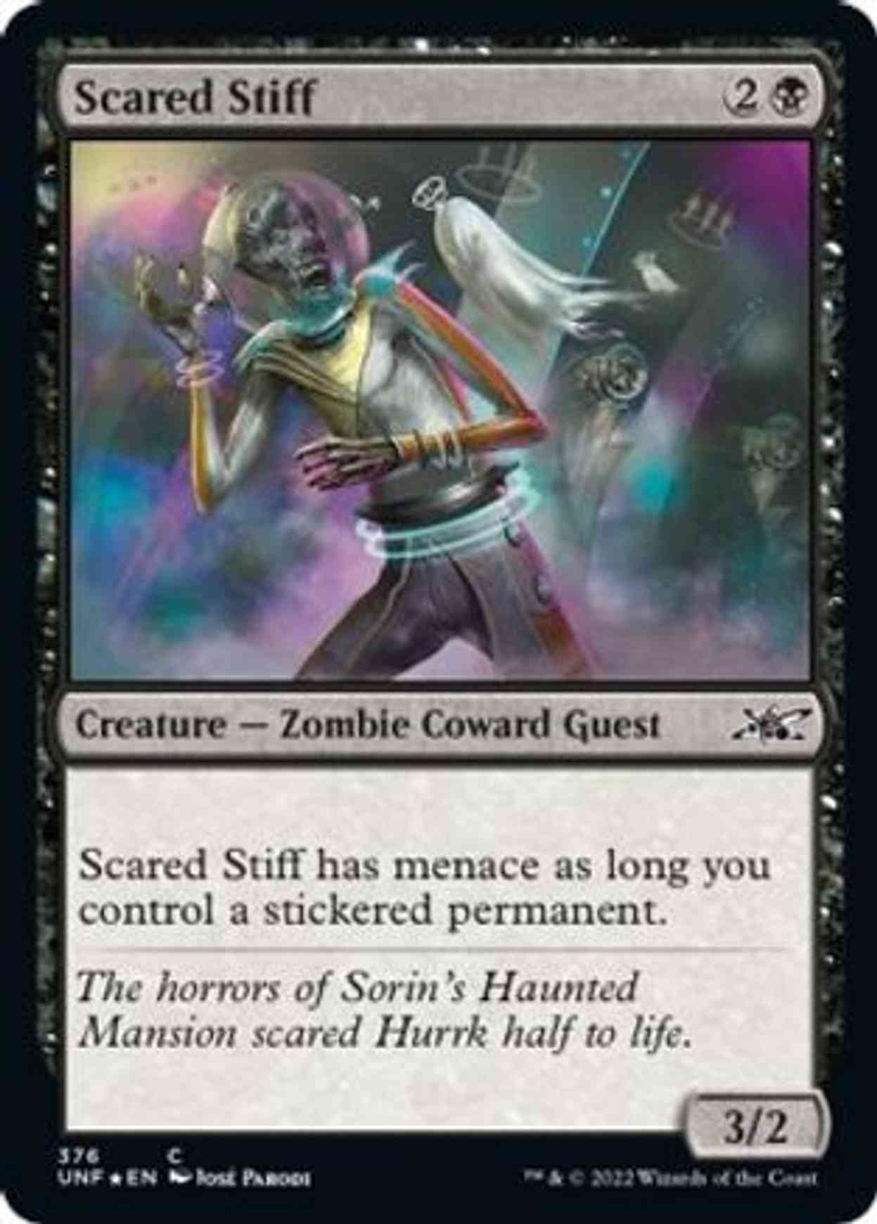 Scared Stiff (Galaxy Foil) magic card front