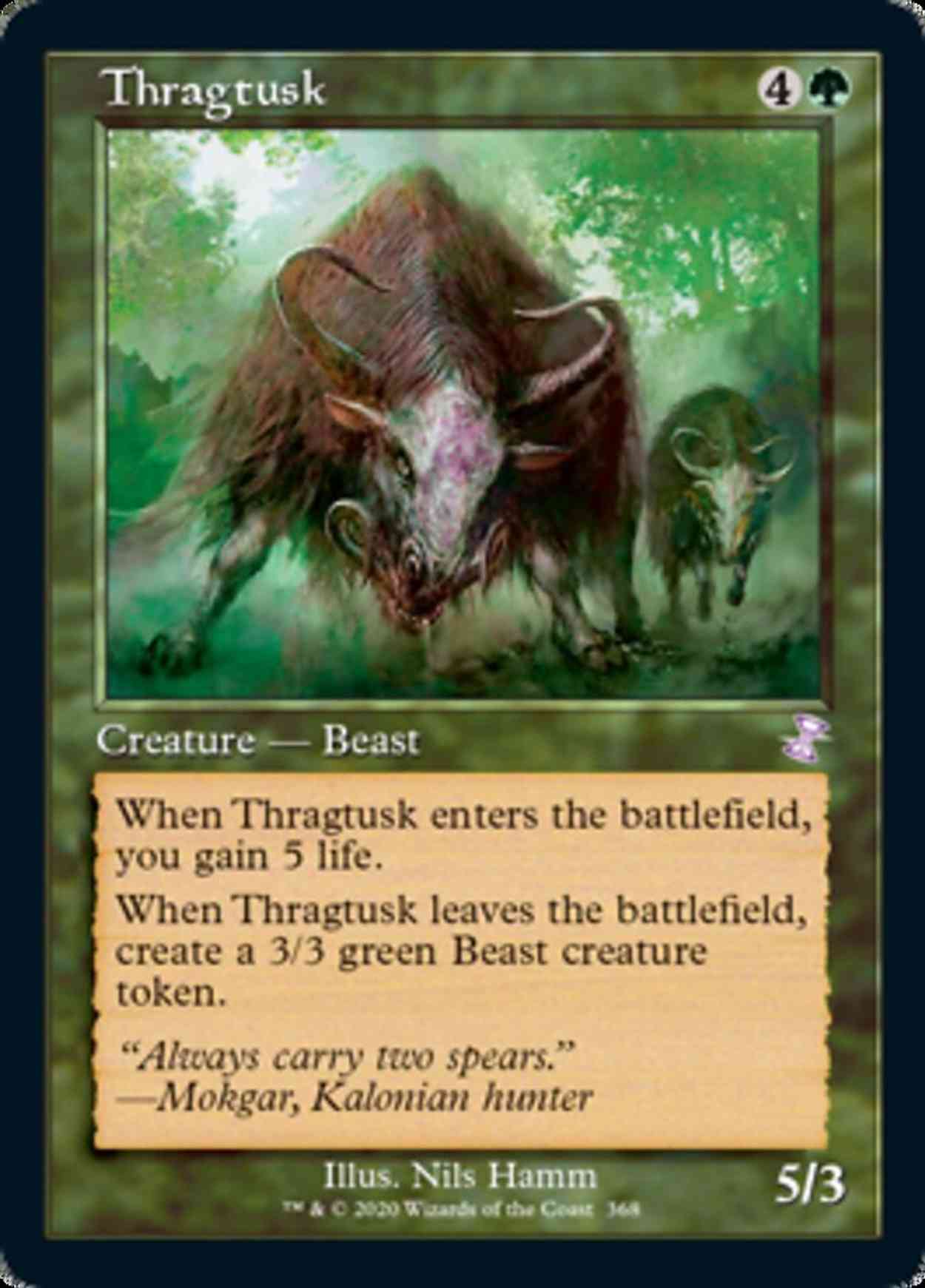 Thragtusk magic card front