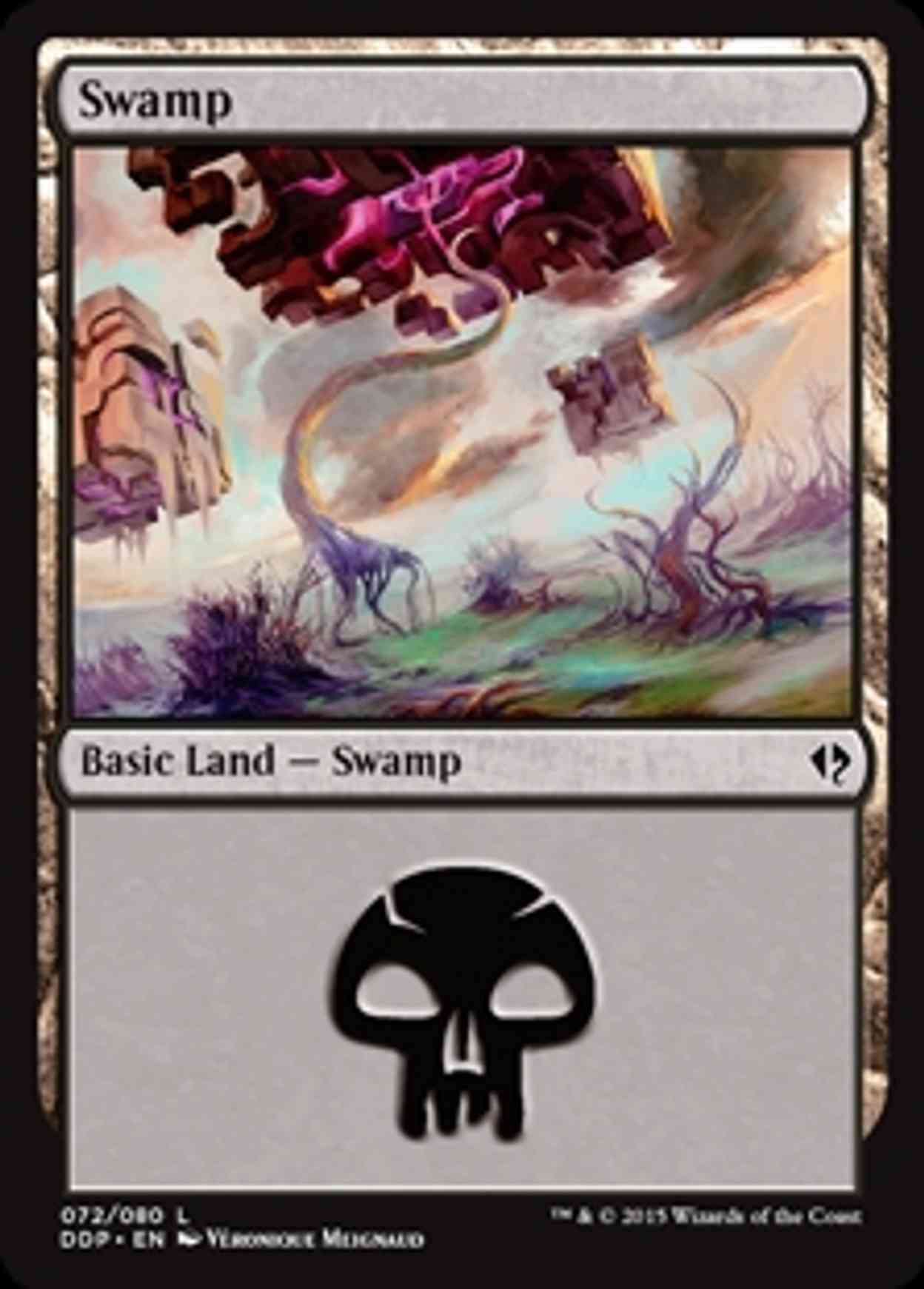 Swamp (72) magic card front