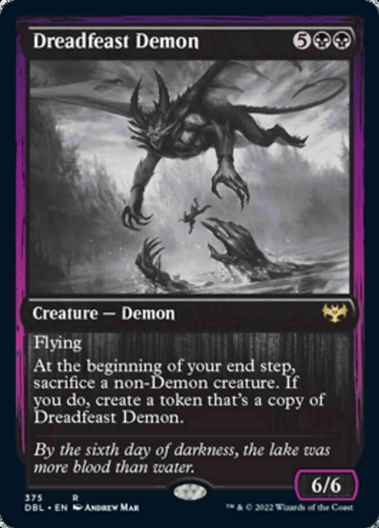 Dreadfeast Demon magic card front