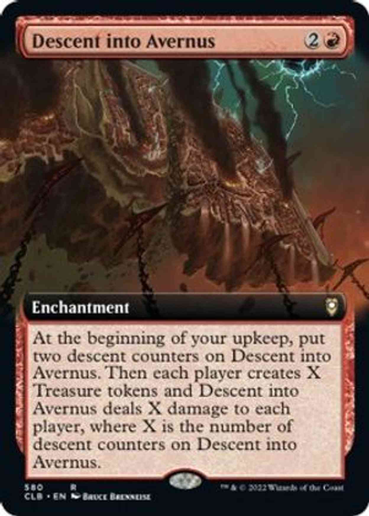 Descent into Avernus (Extended Art) magic card front