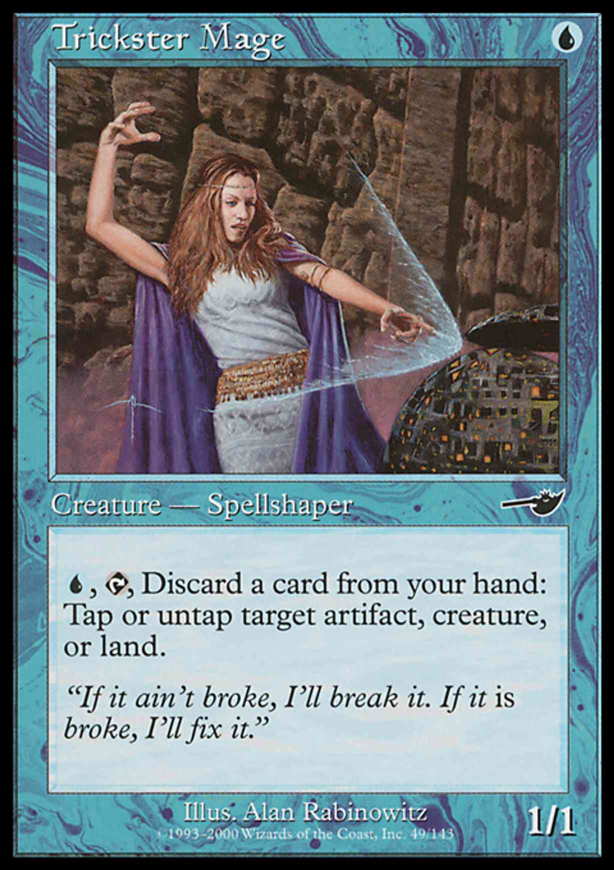 Trickster Mage magic card front