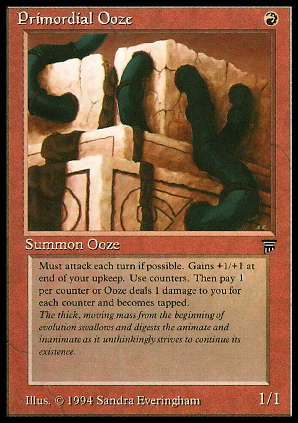 Primordial Ooze magic card front