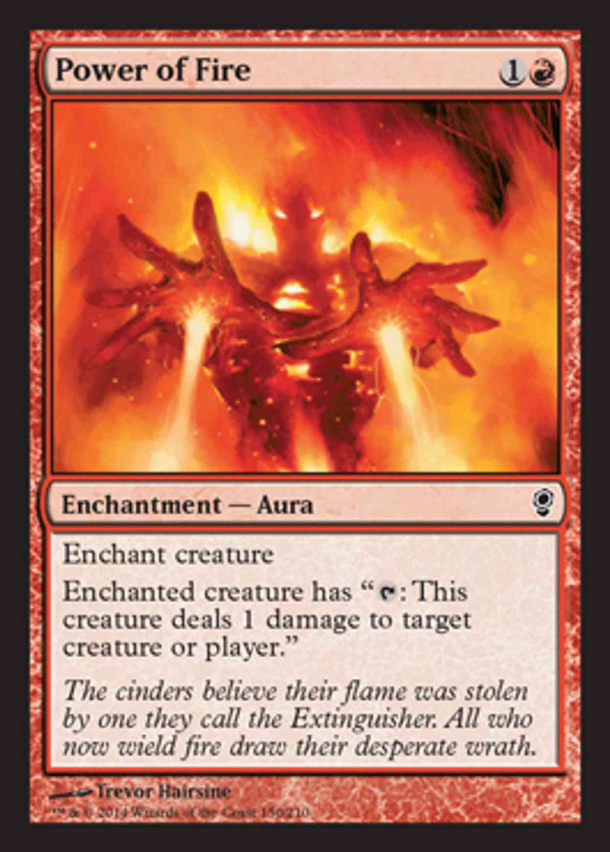 Power of Fire magic card front