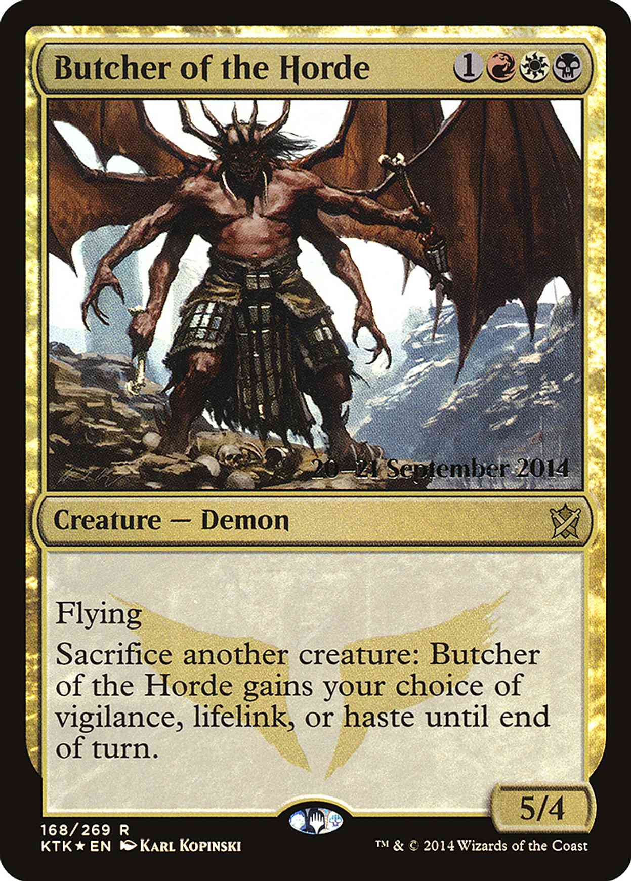 Butcher of the Horde magic card front