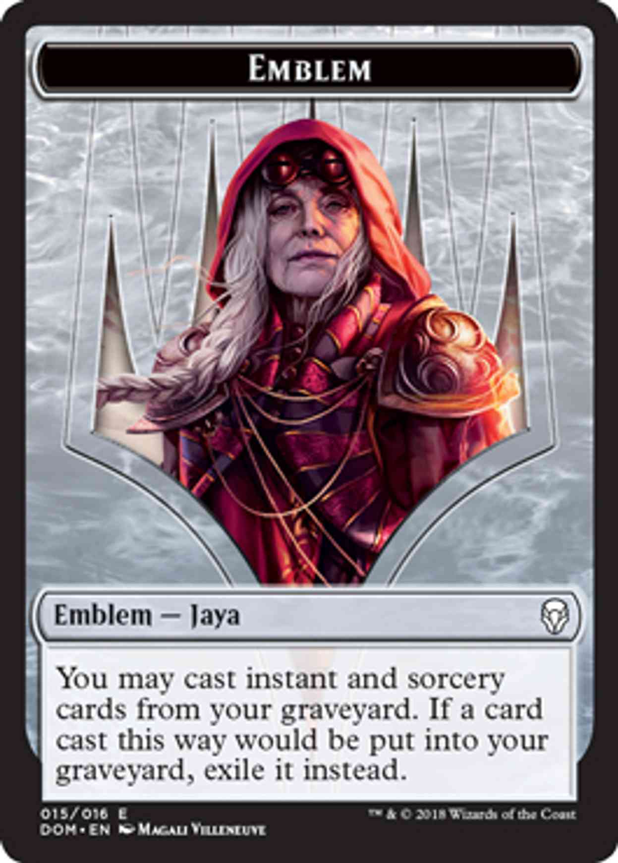 Emblem - Jaya Ballard magic card front