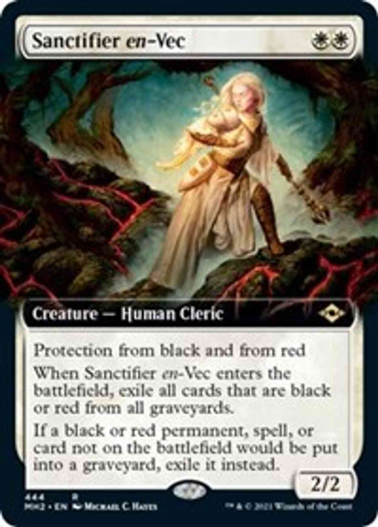 Sanctifier en-Vec (Extended Art) magic card front