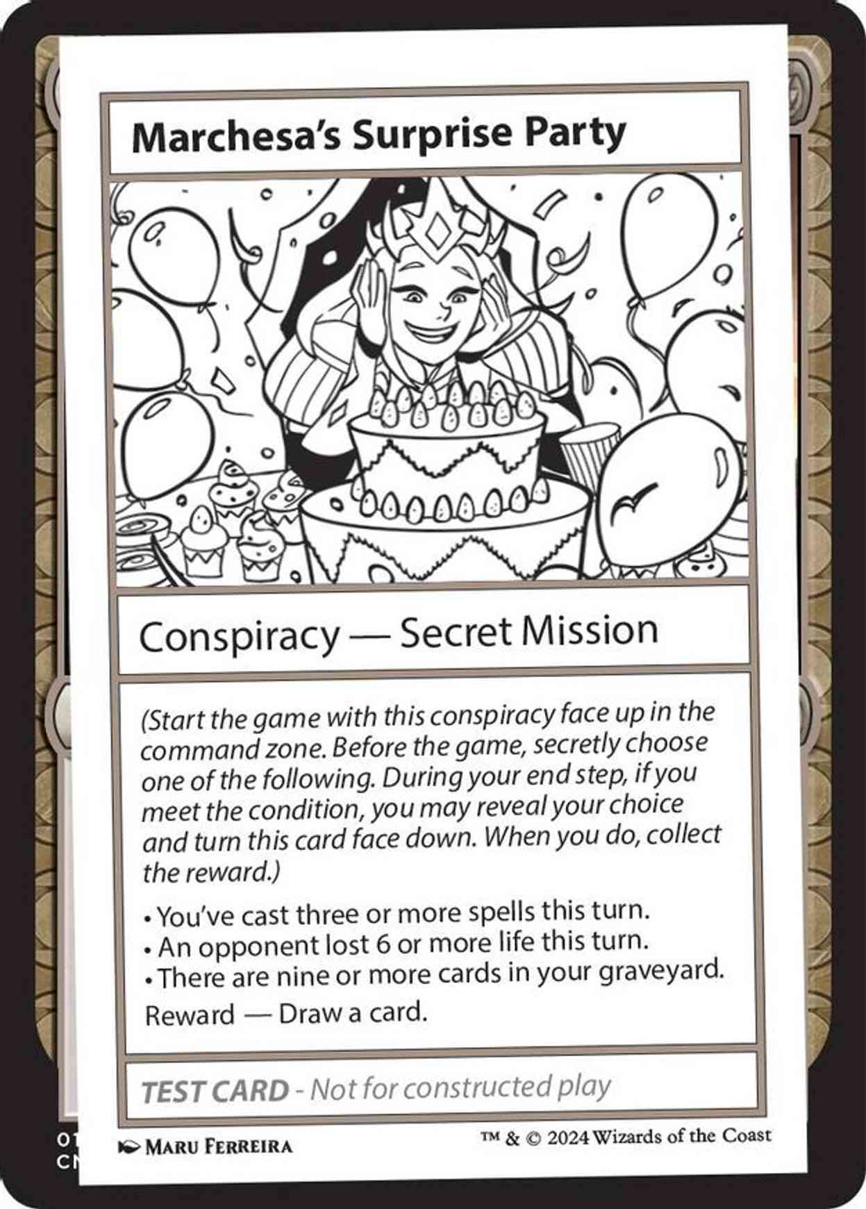 Marchesa's Surprise Party magic card front