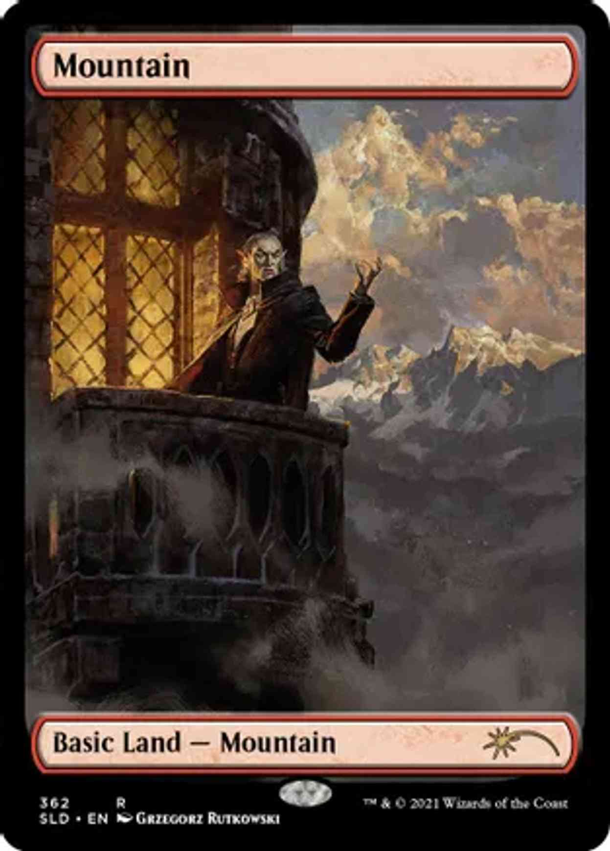 Mountain (The Dracula Lands) magic card front
