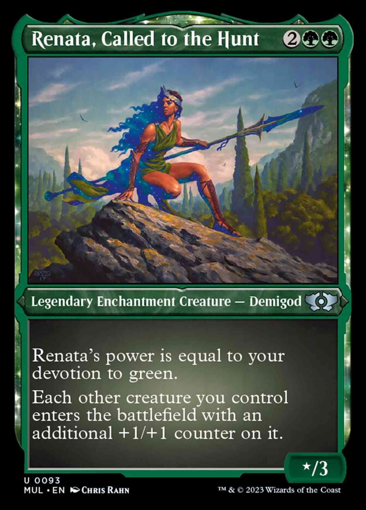 Renata, Called to the Hunt (Foil Etched) magic card front