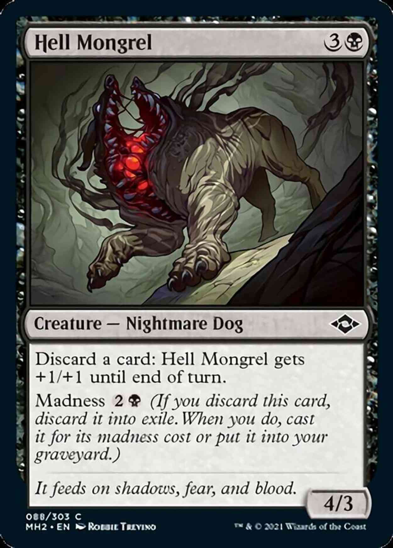 Hell Mongrel magic card front