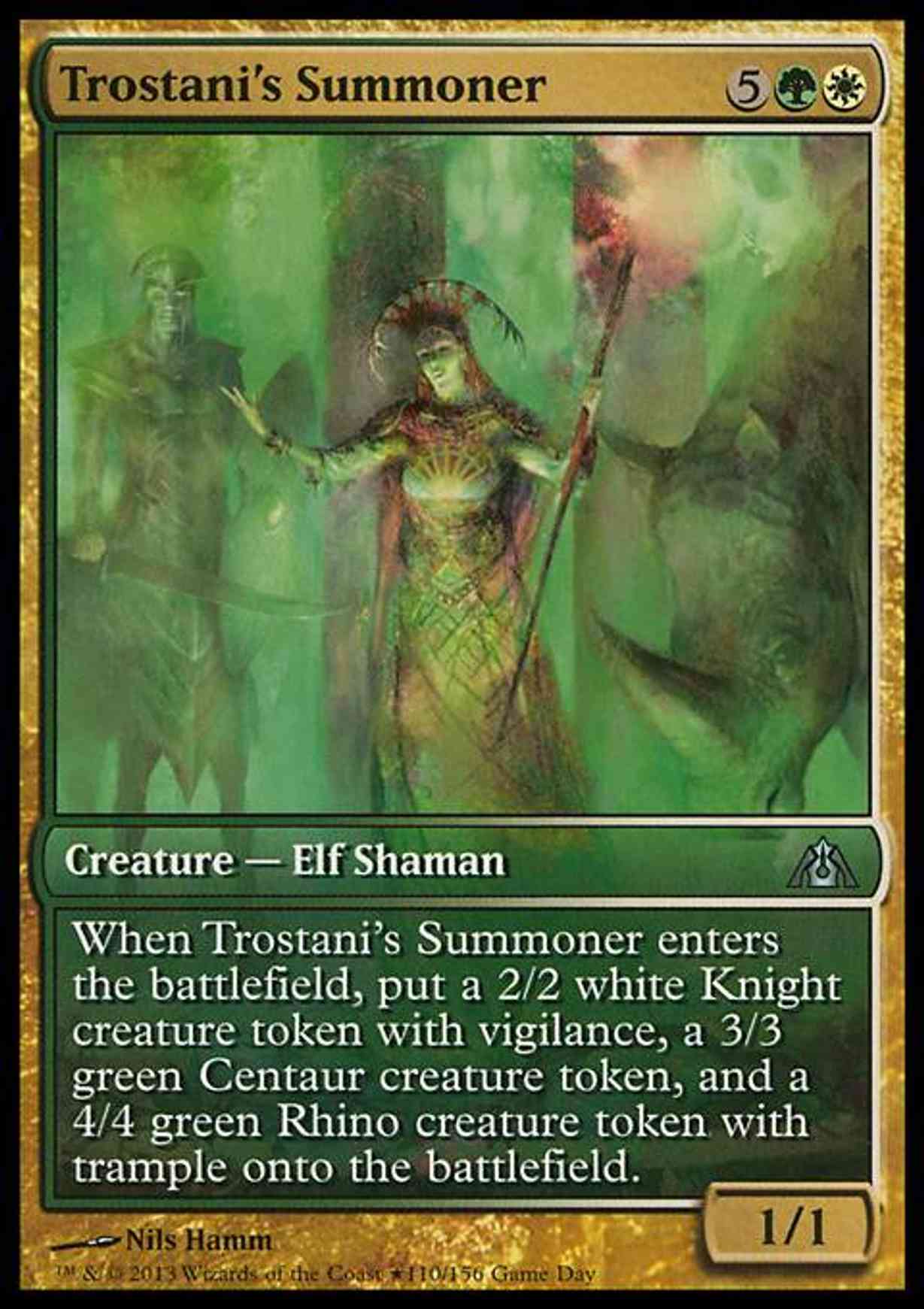 Trostani's Summoner magic card front