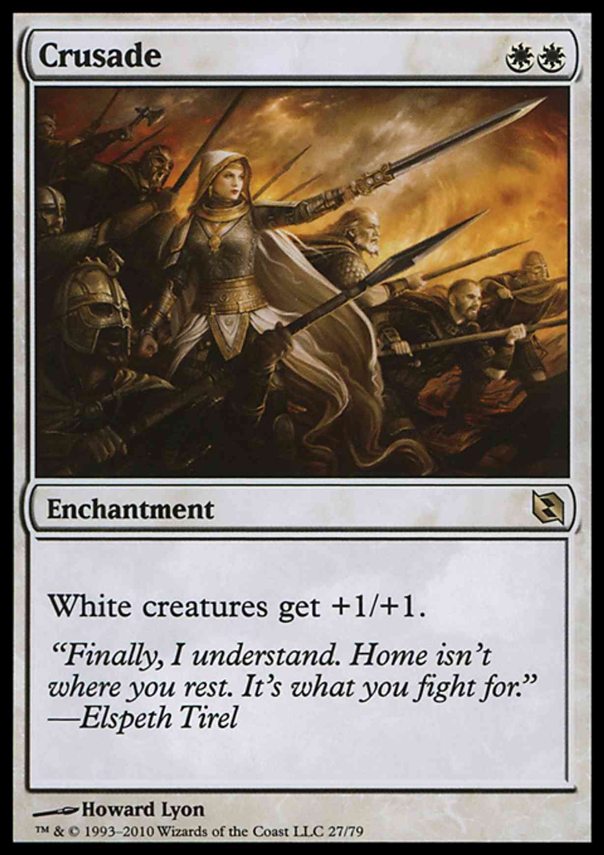 Crusade magic card front