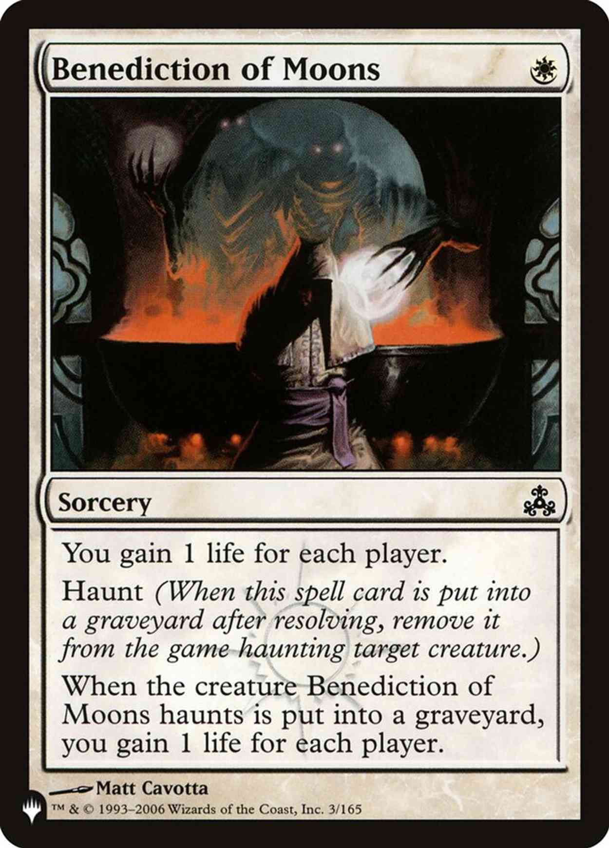 Benediction of Moons magic card front