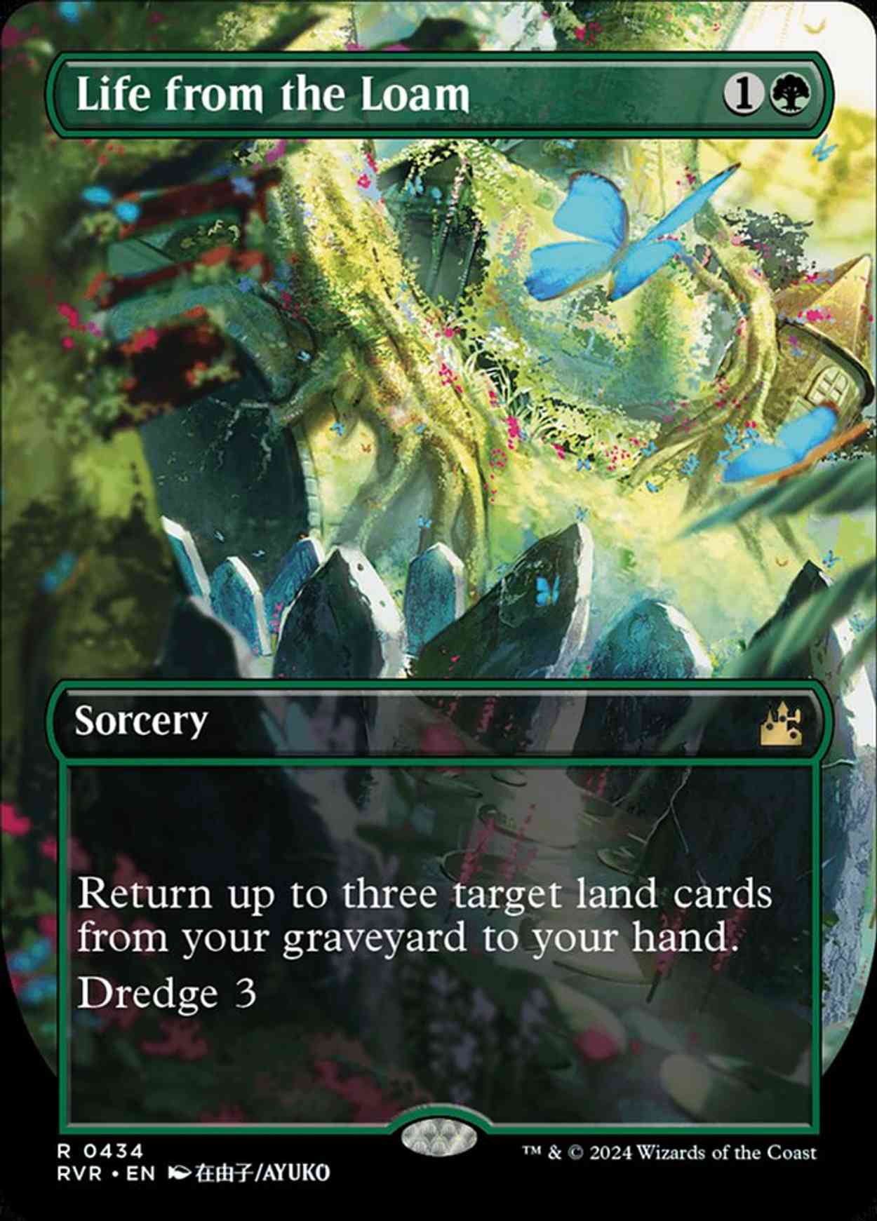 Life from the Loam (Anime Borderless) magic card front