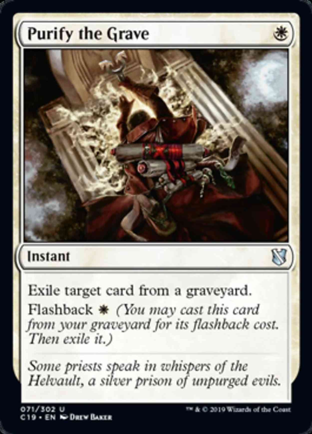 Purify the Grave magic card front