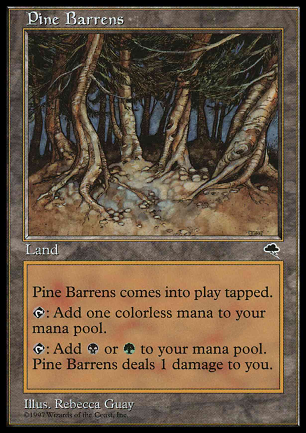 Pine Barrens magic card front